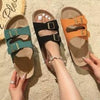 Metal Buckle Sandals