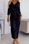 Women's Casual Solid Sequin Elegant Dress