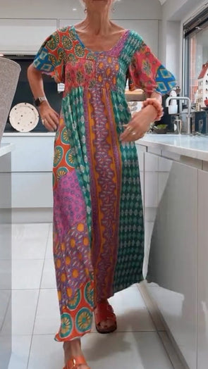 Women's Bohemian Print Dress