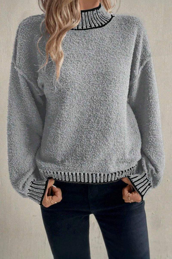 Women's Casual Loose Knitted Sweater