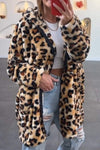 Women's Casual Leopard Print Long Sleeve Jacket