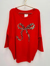 Women's Round Neck Sequined Christmas Casual Top