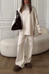 Women's Casual Long Sleeve Two Piece Suit