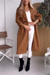 Women's Casual Lapel Long Waisted Jacket