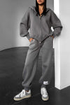 Women's Long Sleeve Hoodies Two-Piece Set