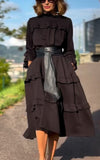 Women's Casual High Waist Loose Cake Dress