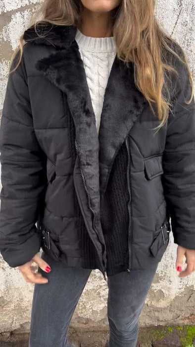 Women's Lapels Cotton Winter Coat