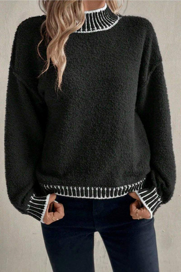 Women's Casual Loose Knitted Sweater