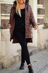 Women's Casual Hooded Jacket with Irregular Hem