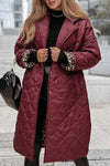 Women's Solid Color Lapel Long Coat