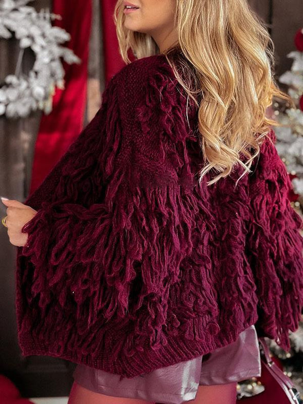 Women's Tassel Short Cardigan