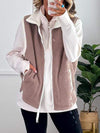 Women's Lapel Plush Vest