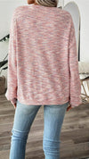 Women's Casual Colorful Crew Neck Tops