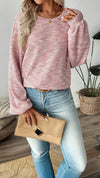 Women's Casual Colorful Crew Neck Tops