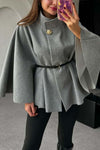 Women's Casual Solid Color Cape Top