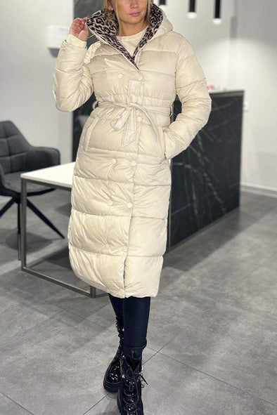 Women's Hooded Long Thick Cotton Coat