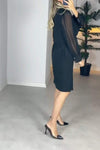 Women's Casual Lapel Mid-length Dress