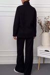 Women's Casual Half Zip Comfortable Knitted Suit