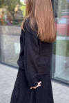 Women's Turtleneck Long Sleeve Sweater Skirt Two Piece Set