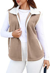 Women's Lapel Plush Vest