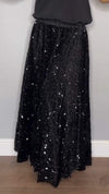 Women's Sequined Casual Coat + Sequined Skirt