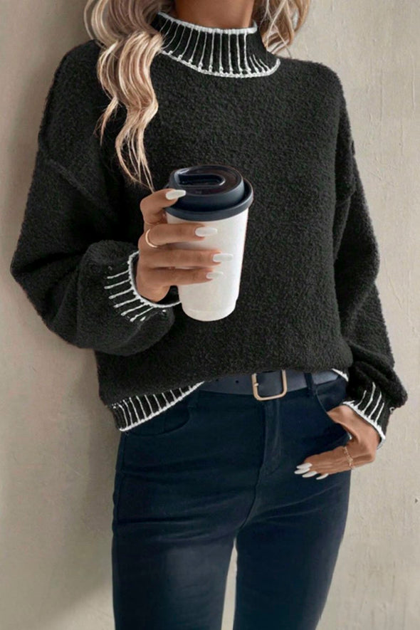 Women's Casual Loose Knitted Sweater