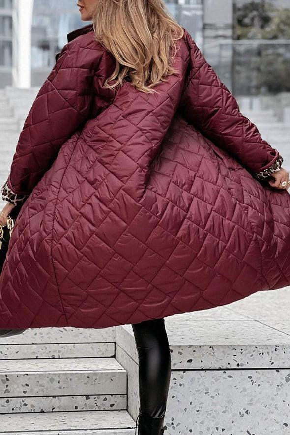 Women's Solid Color Lapel Long Coat