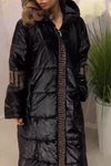 Women's Solid Color Casual Warm Long Cotton Coat